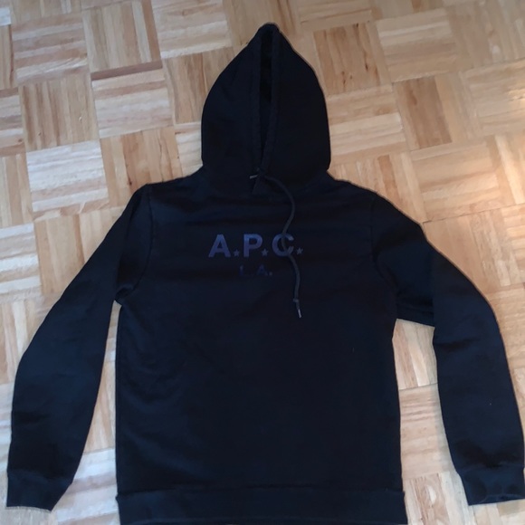 APC L.A black and blue hoodie! - Picture 2 of 5